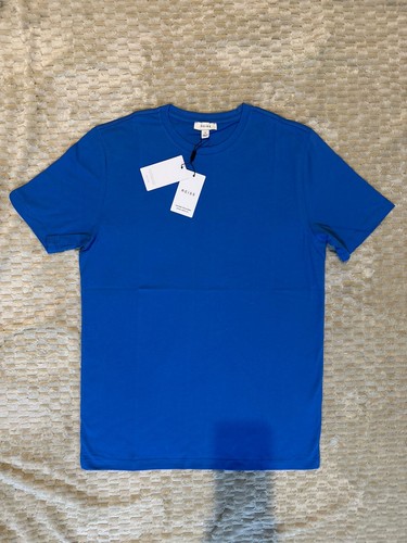 Reiss men blue solid crew - solid,
