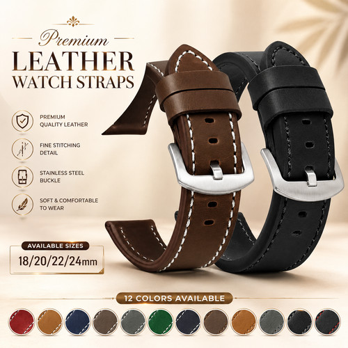 Mens watch strap handmade - strap,