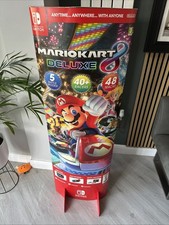 Nintendo Standee Display Nintendo Switch Mariokart 8 Deluxe Very Rare 