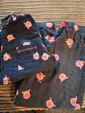Percy Pig Xmas Pjs Age 6-7  Years From M&S