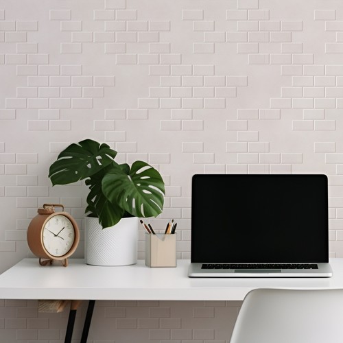 Faux brick peel and - brick,