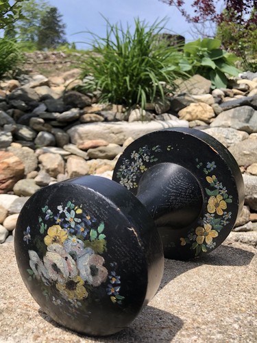 Antique victorian hand painted - victorian,