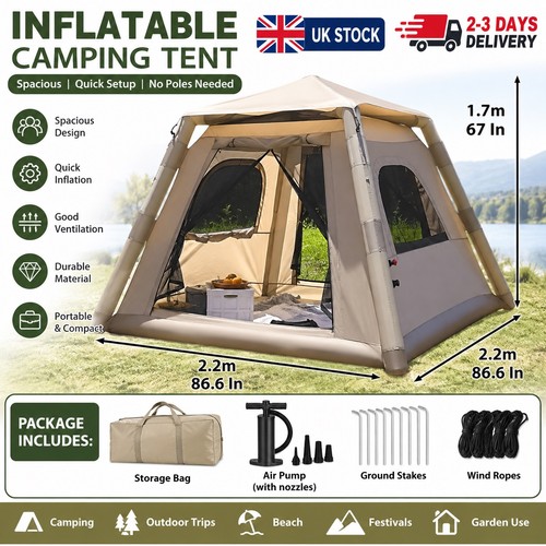 Inflatable air tent - tent, 2.2m