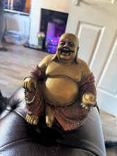 Golden happy buddha - a,