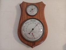 Weathermaster Barometer Shield Shape Retro Atmospheric Instrument 