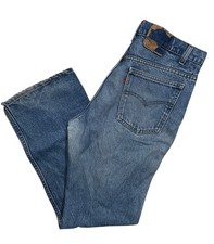 LEVI'S 517 Vintage Jeans Orange Tab Blue Straight Stone Wash Mens W32 L29 