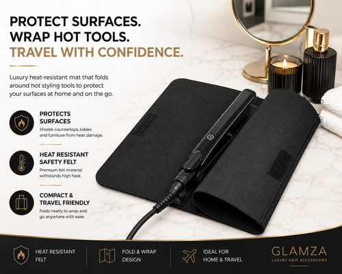 Hair straightener safety - hair, mat