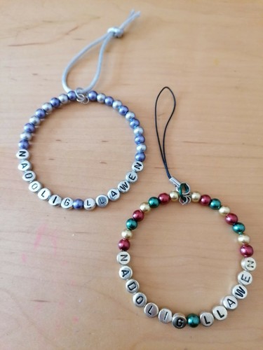 Welsh merry christmas handmade - welsh,