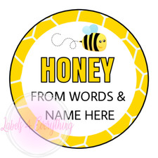 Personalised honey jar - personalised,
