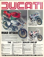 DUCATI Colour Magazine Ad 1982. HAILWOOD REPLICA 900SS PANTAH 500