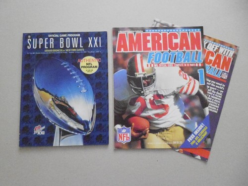 Super bowl xxi official game - bowl,