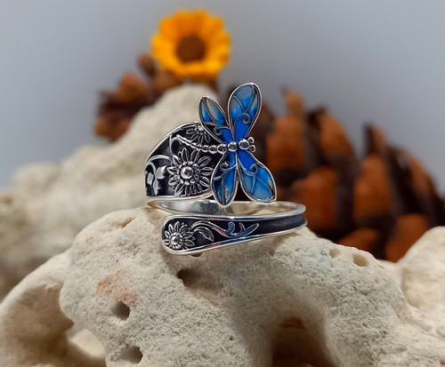 925 sterling silver spoon ring - sterling,