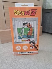 Dragon Ball Z Official Shower Curtain with Original Artwork and Includes Rings