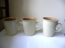 DENBY CINNAMON 3 X MOD MUGS