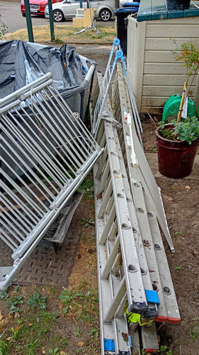 Aluminium extension ladder - extension, 26