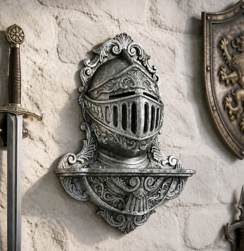Knight helmet wall display - helmet,