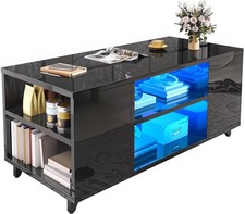 High Gloss LED Coffee Table