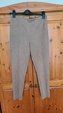 Ladies Faux Leather Trousers Light Tan Primark Size 14 New