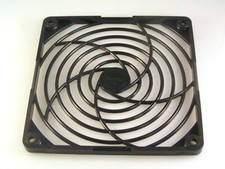 GardTec 120mm Fan Finger Guard Grill Black Plastic 2 Pieces OL0367
