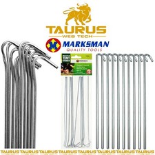 100 metal pegs ground - x,