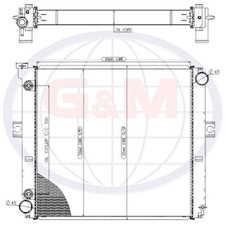 Radiator for toyota forklift - radiator,