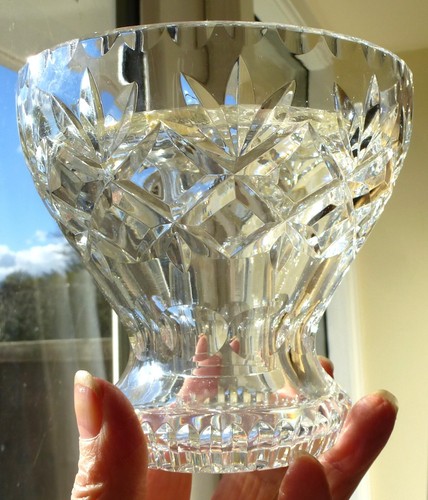 Vase lead crystal - vase.,