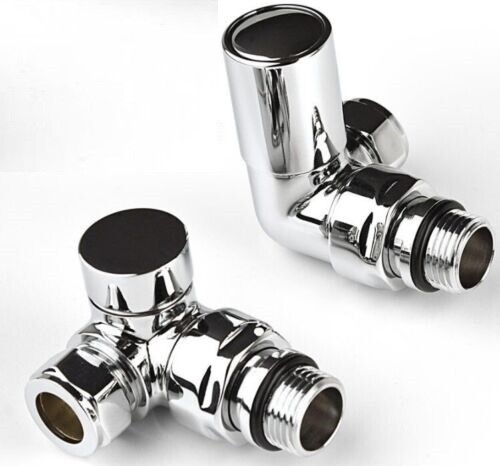 Chrome corner towel rail - corner,