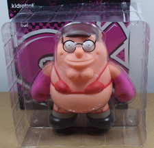 KIDROBOT 7" Family Guy Peter Griffin Intimate Apparel (Red) Vinyl Art Figure