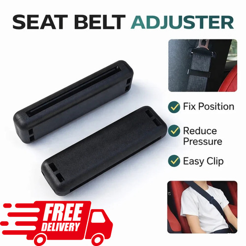2pcs seat belt - adjuster, clip