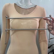 Stainless Steel Rack Breast Clamps Clip Bondage Slave BDSM Torture for Women