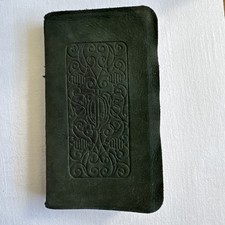 Antique Suede bound mini book