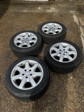 Genuine Mercedes Staggered Ronal Alloy Wheels Front 7Jx16H2ET37 Rear 8Jx16H2ET30