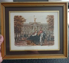 The Mounted Lifeguards At Buckingham Palace By Alex Jawdokimov, 1978.