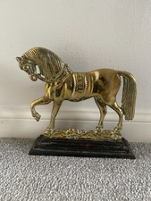 Brass Horse Door Stop - Door stop - Antique/Vintage