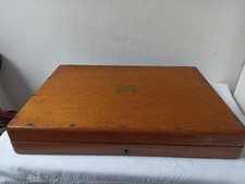 Antique Oak Canteen Box 