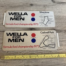 x2 Vintage 1973 Formula Ford Championship Car Stickers Caldwell Park Silverstone