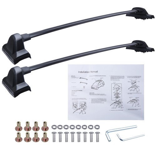Black roof cross bars - black,
