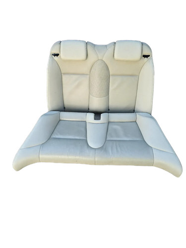 Rear seat leather beige bench