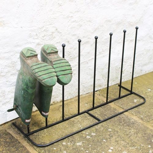 Steel boot rack - steel,