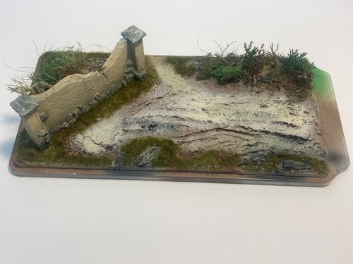 Diorama base plate boxed - diorama, 1/35