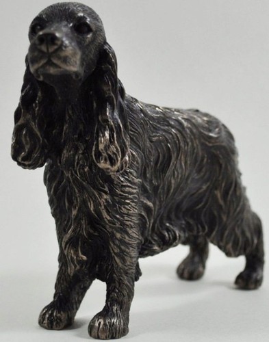 Cocker spaniel standing - spaniel, bronze
