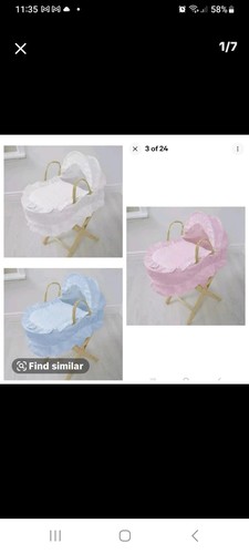 Dolls moses baskets - dolls, stand