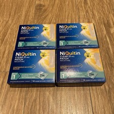 NIQUITIN 21mg Patch - Step 1 X4 Total 56 Patches Long Expire