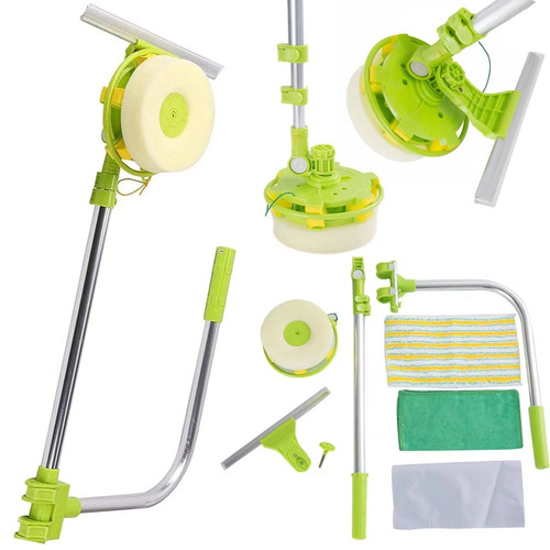 Window glass cleaner - 2-in-1,