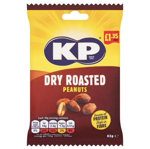 Dry roasted peanuts x - kp,