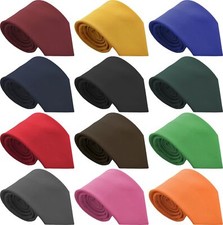 Adult Plain Matt Tie Standard