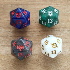 MTG Oversized D20 Spin Down Dice -  Magic the Gathering - Various Sets