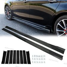 Gloss Black For AUDI A3 A4 A5 A6 A7 A8 S4 S7 Side Skirts Splitter Lip 86.6 Inch