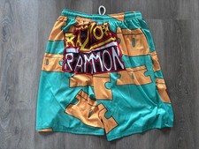 WWE Shorts,Razor Ramon green / yellow Scott Hall, Shorts Size L