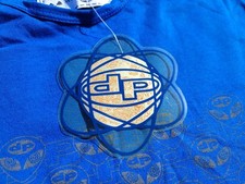 V. Rare DP Reflective 'Greys' Alien T-shirt 90s Daniel Poole fit M - L Rave Wear